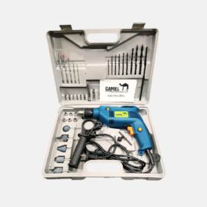 Camel 13Mm 500W Impact Drill Machine With Reversible Function + 100+ Accessories