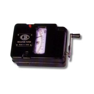 INSULATION TESTER HAND DRIVEN GENERATOR TYPE- BAKELITE BODY-MODEL : CIE/555